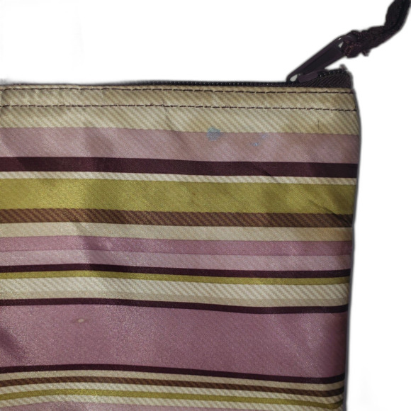 Thirty One Purple Green Stiped Insulated Cooler Lunch Bag 2946L276 - Picture 5 of 7